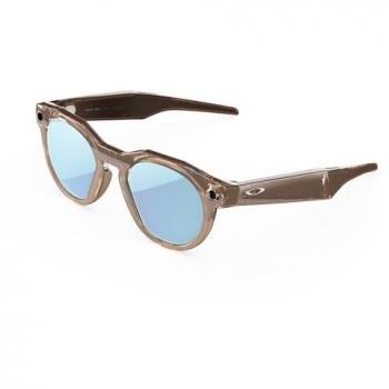 Oakley Meta HSTN Smart Sunglasses - Brown Smoke, Prizm Deep Water Polarized