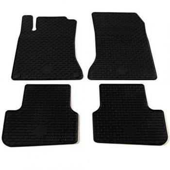 vidaXL Juego Alfombrillas de Coche a Medida Goma 4 Piezas Esterillas Alfombras