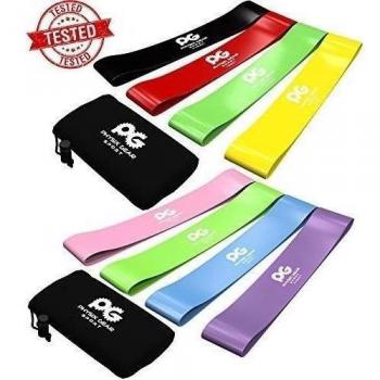 Bandas de resistencia para casa, gimnasio, Fitness completo cuerpo ejercicios y terapia física-mejor Mini lazo banda estiramiento Potencia y fuerza - la luz gimnasio equipamiento para un viaje de cuerpo completo funciona en cualquier lugar.