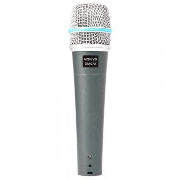 Micrófono Dinámico Vonyx DM57A con Conector XLR y Cable de 5 Metros