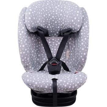 Funda para silla de coche Jyoko compatible con Maxi Cosi - Bébé Confort Titan Pro - Protección óptima del asiento - Modelo White Star