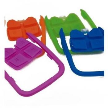 Marco con botones verdes para mando M-SP1/M-SP2, pack de 3 unidades