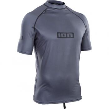 Camiseta Rashguard de Manga Corta Antiinflamatoria UV Promo Color Azul Acero