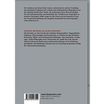 Studien zur hellenistischen Biographie und Historiographie