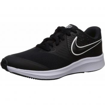 Nike Star Runner 2 (GS), Zapatillas de Running Unisex Niños, Negro White/Black/Volt 001, 40 EU