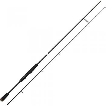 Savage Gear Caña de Pescar SG2 Ultra Light Game, 2.21m, acción moderada, robusta, negra, unisex