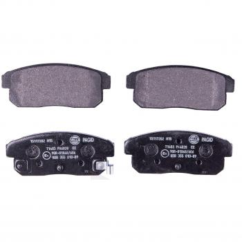Juego de pastillas de freno HELLA con advertencia acústica para Mazda RX-8 - 8DB 355 010-891