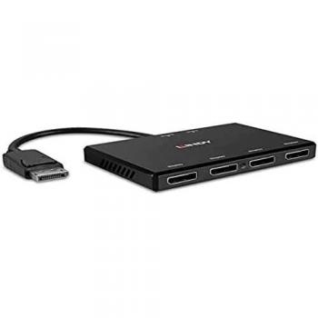 Lindy 38431 Hub de Interfaz DisplayPort a 2 Puertos HDMI Negro