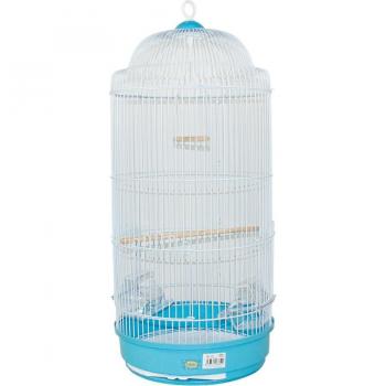Jaula de observación para pájaros azul de 33*33*76CM