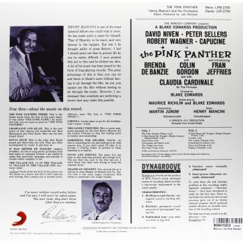 Audiophile Edition Pink Panther Vinyl LP Soundtrack