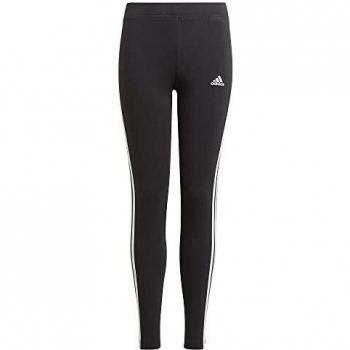 Leggings Adidas Essentials 3 Rayas Niña Negro/Blanco - Talla 5-6 años