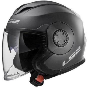 LS2 Verso Casco de Moto, Hombre, Titan, Medium