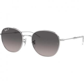 Ray-Ban RB3809 Polarized Sunglasses 003/M3 Unisex Panthos Silver Size 53