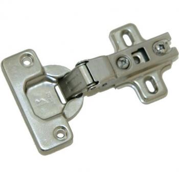 Bisagra Cazoleta Acodada de Acero Níquel 26 mm - 2 Uds