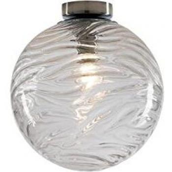Plafón de vidrio transparente Eco-Light Nereide 25x27,4cm