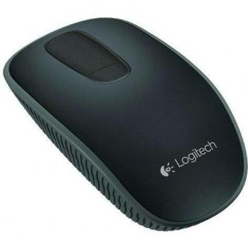 Logitech T400 - Ratón inalámbrico con zona táctil, color negro