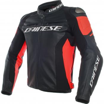 Dainese Hombre Moto Chaqueta de Piel Racing 3  Pelle