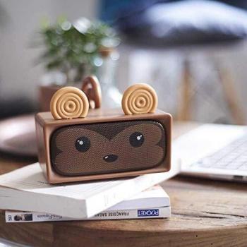 Altavoz Bluetooth Mono Naranja con Micrófono Inalámbrico y Potente Sonido 3+3W de MOB