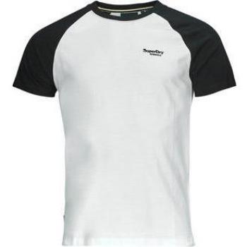 Superdry para hombre. Camiseta de béisbol de algodón orgánico Essen