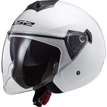 LS2, Casco jet de moto Twister II white, M