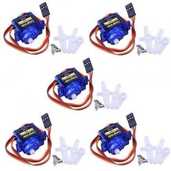 Longruner Servo Motor SG90 Rc Robot Helicopter Airplane Boat Controls LKY66-UK-5