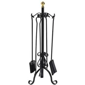 MAURER 22020530 Juego Atizadores Forjado Negro 64 cm. 5 Piezas