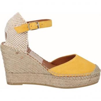 Zapatos de Cuero Beige Viguera Corn Vitello para Mujer, Talla 4 UK / 7 US