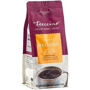 Teeccino Mediterranean Herbal Coffee Hazelnut 11 oz Pkg