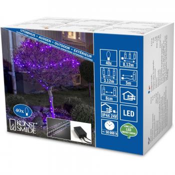 Konstsmide 3697-540 - Guirnalda de luces esféricas led