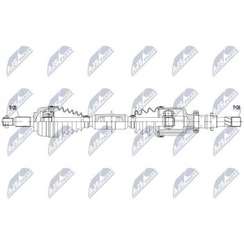 Árbol de transmisión NTY NPW-RE-140 con características reforzadas