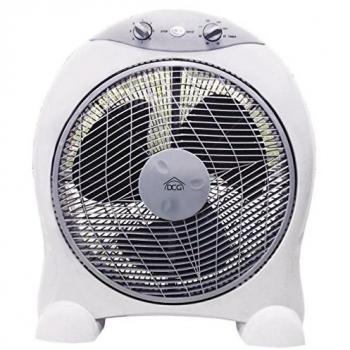 Ventilador de Caja DCG CRB1230, 40 cm, 3 Velocidades, con Timer y Comandos Frontales