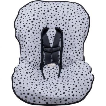 Jyoko Funda Acolchada Universal para Silla de Coche Grupo 0 y 1 - Transpiración y Regulación de Temperatura - Jyoko Black Star