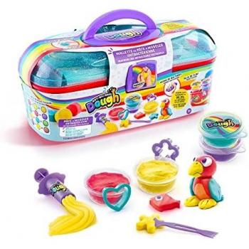 Maletín de Plastilina Antibacterial Multicolor con Moldes y Accesorios