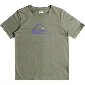 Camiseta de niños Quiksilver Comp Logo - Manga corta, diseño Complogo, material suave y cómodo, ideal para uso diario