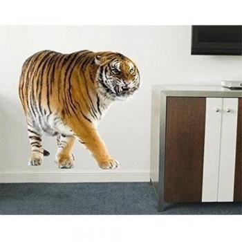 Vinilo adhesivo no.147 Warning Tiger!, Größe:144cm x 135cm