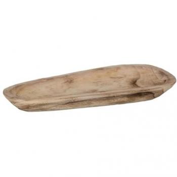 Centro de Mesa Beige de Madera 48 x 21 x 4 cm