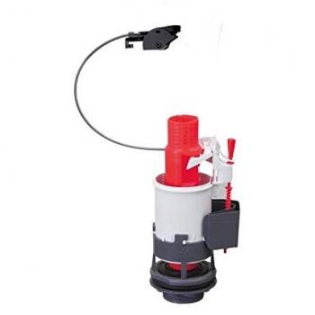 Mecanismo Completo de Válvula para WC Suspendido Wirquin 50719184 - Chasse d'eau a Cable, Rojo y Blanco