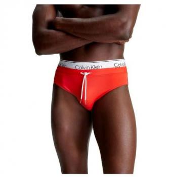 Bañador Slip de Hombre Calvin Klein - Modelo Hot Heat, Color Terracota