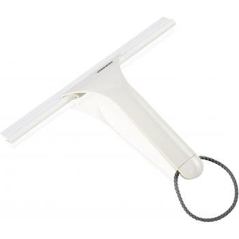 Leifheit Limpiacristales para cabinas de ducha Cabino, rasqueta limpiacristales extraligera para un fácil manejo, limpia mamparas y azulejos, 24 cm