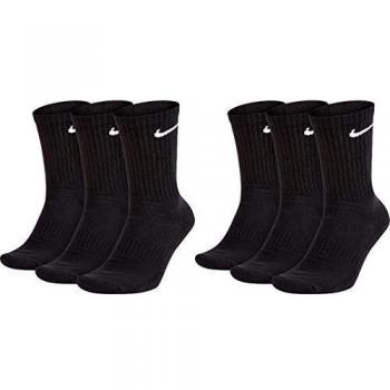 Nike Everyday Cush Crew Sports Socks 3 Pack - Black - Size: 46-50