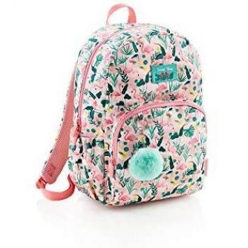 Miquelrius 19606 - Mochila Doble Grande Flamingo, color Rosa