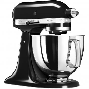 KitchenAid Artisan Food Processor with 5KSM125EOB Basic Kit, Onyx Black