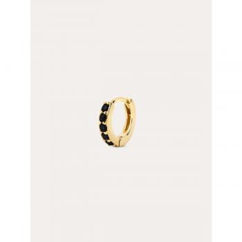 Pendiente Suelto Singularu Aro Cleo M Black