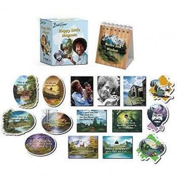 Bob Ross Happy Little Magnets