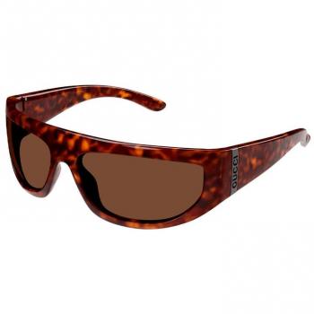 Gucci Brown Havana Sunglasses GG1574S 002, Female, Size: 64 MM