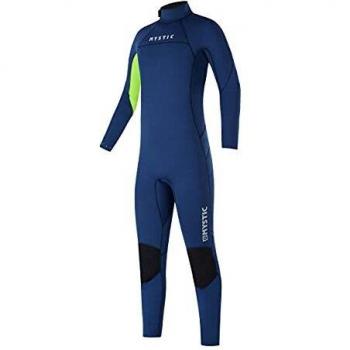 Traje de Neopreno Mystic Star Fullsuit 5/4 mm Bzip Junior Azul Noche 2025