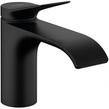 Grifo monomando de lavabo hansgrohe Vivenis 80 sin vaciador automático negro mate 75012670