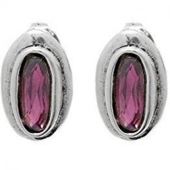 Pendientes Uno de 50 THE BRAVE Colección MASSAI piedra SWAROVSKI® amatista