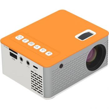 Proyector Mini HD Portátil Xnyocn 16.7M para Cine en Casa, Reproductor Multimedia de Video 3D