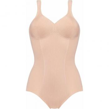 Triumph Modern Soft Cotton Shaping Bodysuit for Women - Black